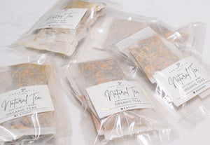 Zaria Sulia Beauty - Natural Tea Bags - Turmeric, ginger, camomile, lemongrass, comfy